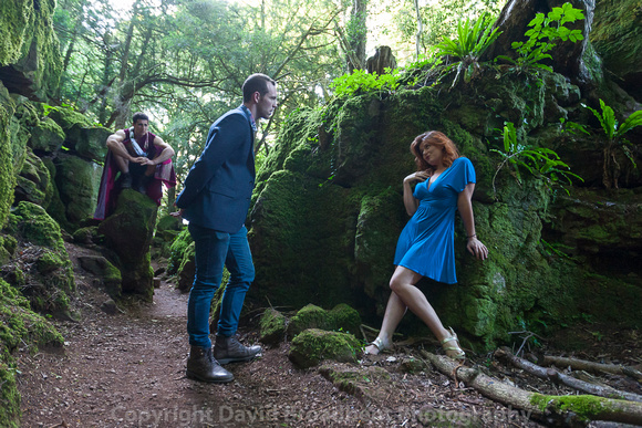 Play rehearsals, Puzzlewood